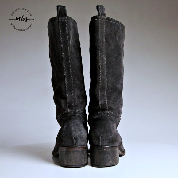 J. Crew Brewster Suede Mid Calf Boots - Picture 6 of 14